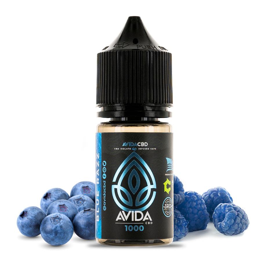 blue razz cbd vape juice