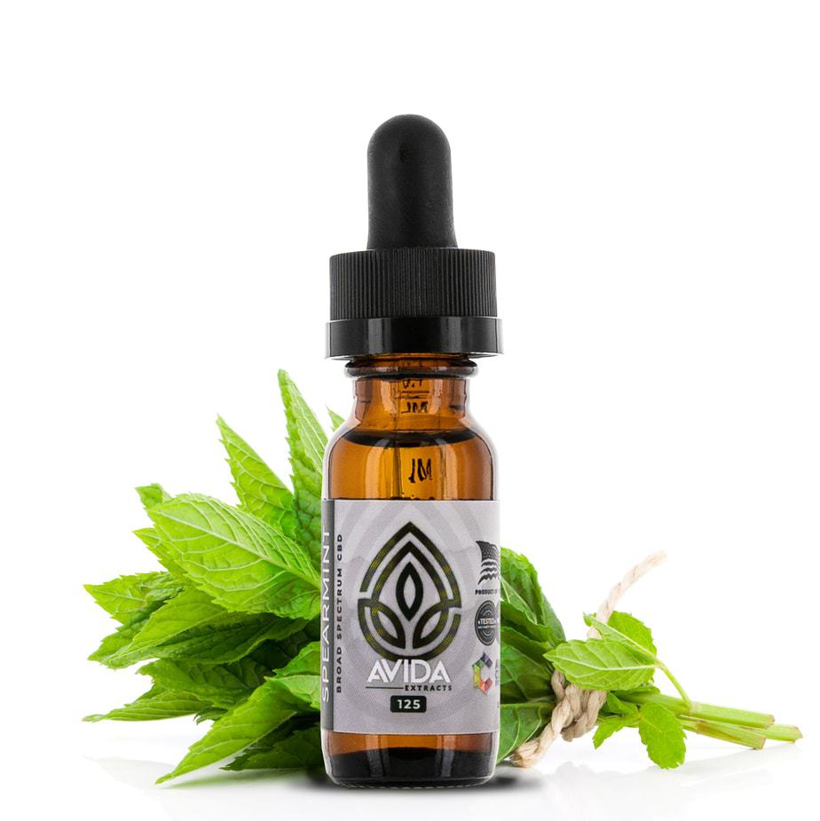 Broad Spectrum CBD Oil Sample - Spearmint