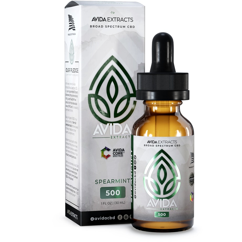 Spearmint Broad Spectrum CBD Oil