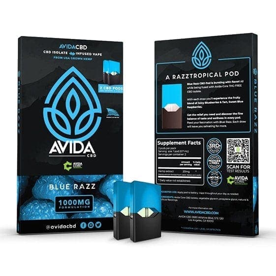 Blue Razz CBD Juul Pods