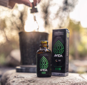 Full Spectrum CBD Oil drops being used by a girl.
