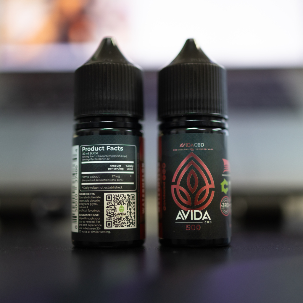 CBD Vape Juice Watermelon Labels