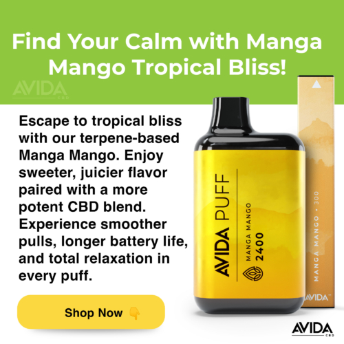 Find your calm with Manga Mango CBD Vape