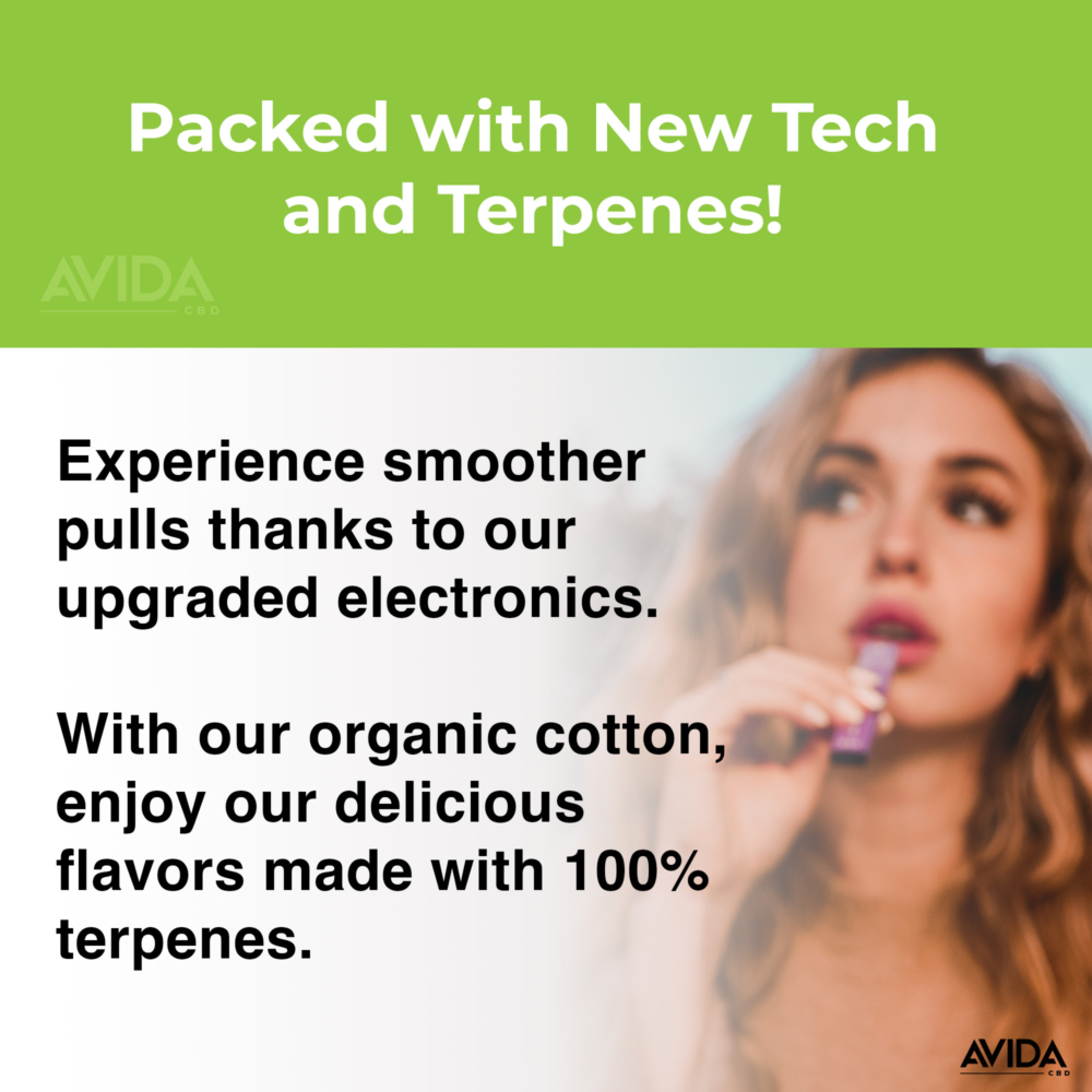 A CBD vape pen packed with new tech and terpenes.
