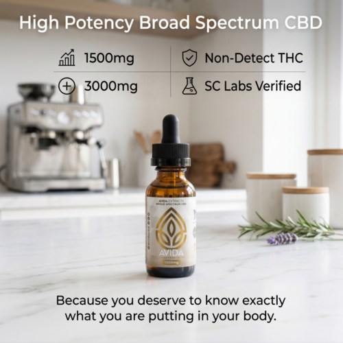 Natural - Broad Spectrum CBD Oil - Image 4
