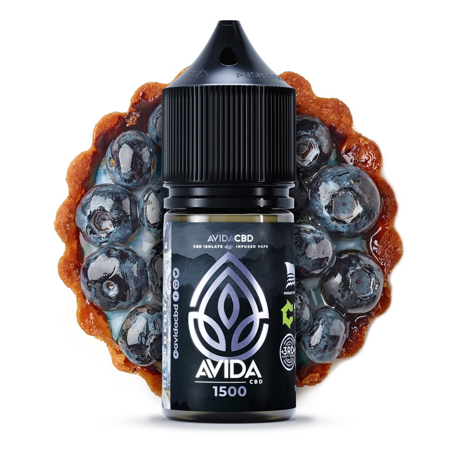 Blueberry Cake CBD Vape Juice Shipped FREE