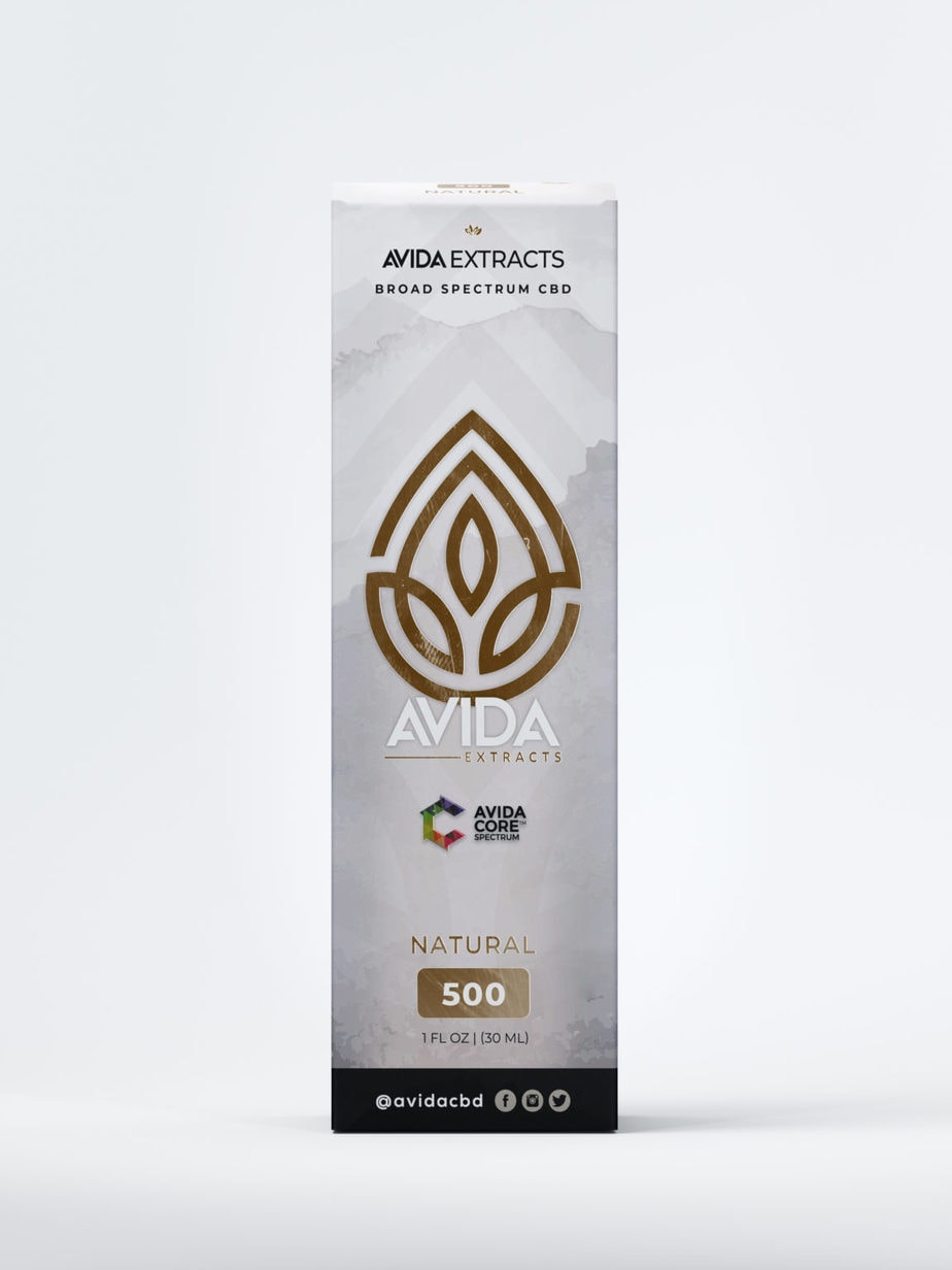 Natural Broad Spectrum CBD Box Front