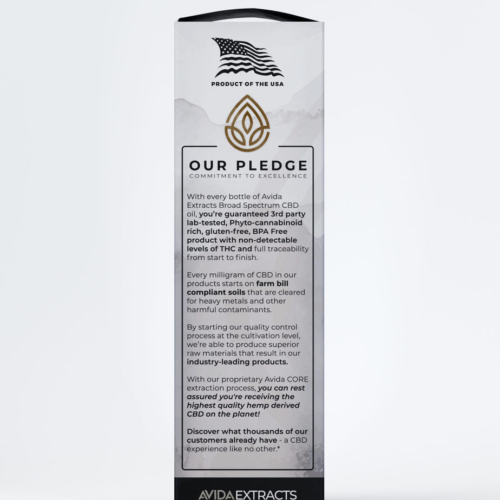 Natural Broad Spectrum CBD Box Side