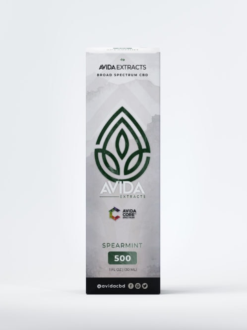 Spearmint Broad Spectrum CBD Box front