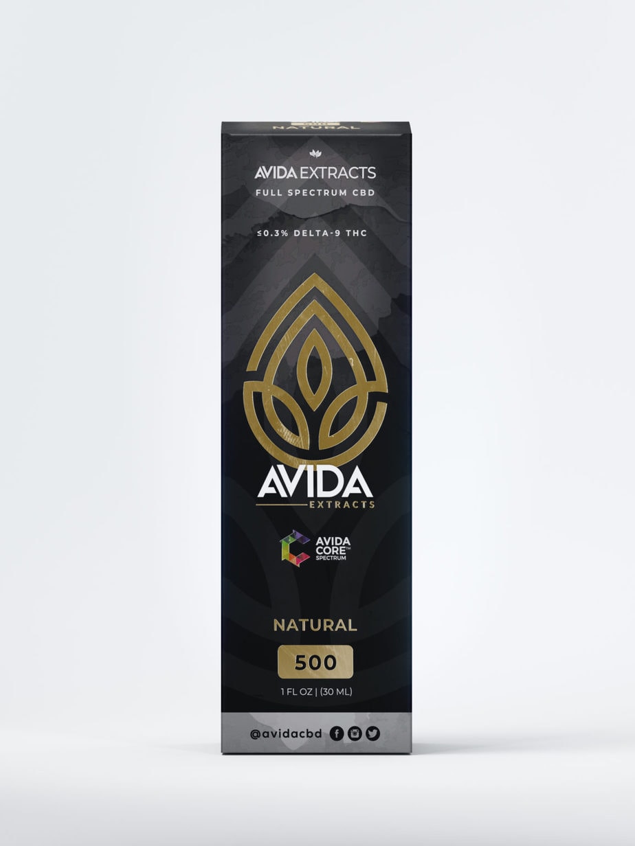 Natural Full Spectrum CBD Box front