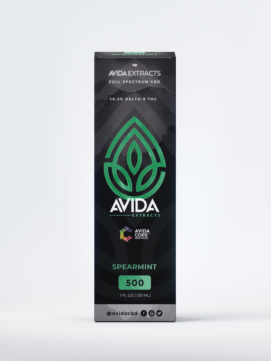 Spearmint Full Spectrum CBD Oil Avida CBD