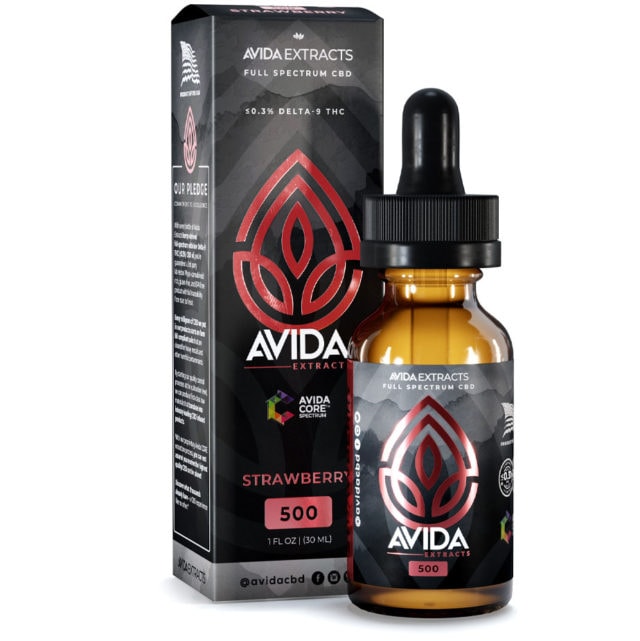 Strawberry Full Spectrum CBD Oil 500mg