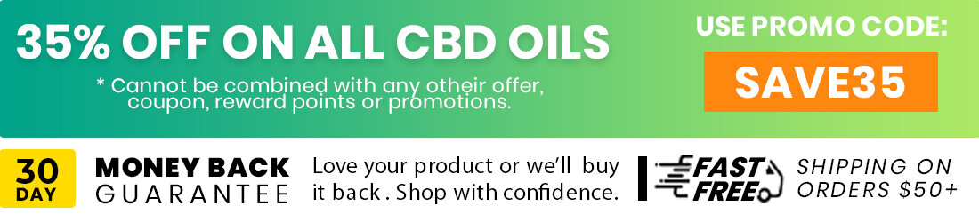 35% Off CBD Oils
