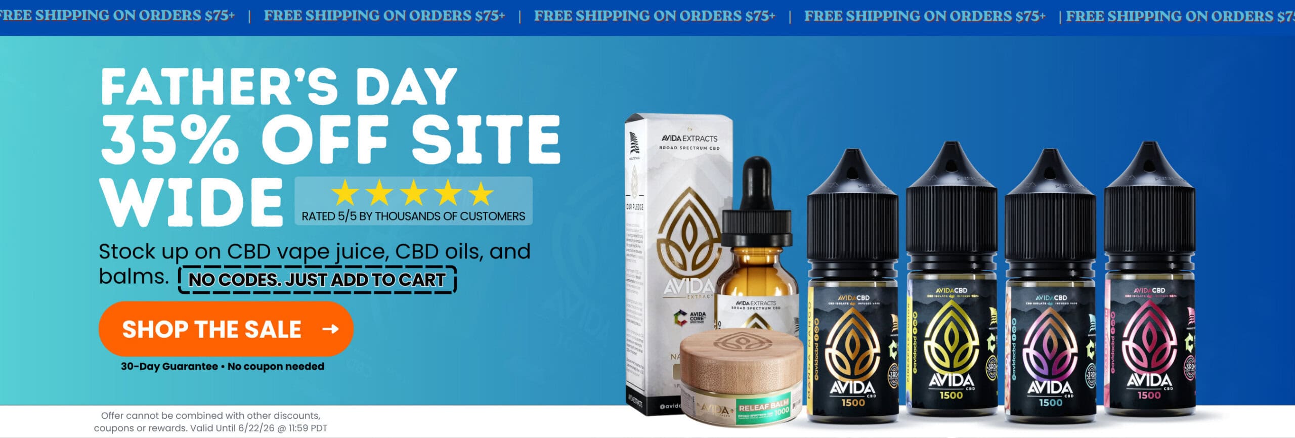 Fathers day 35% promo