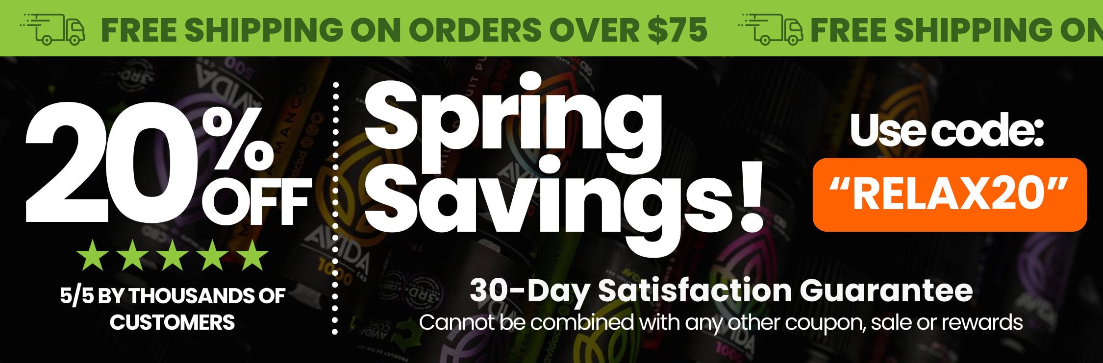 Save big on CBD this spring