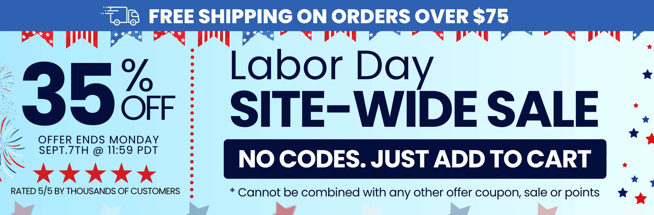 Shop CBD this labor day and save 35%