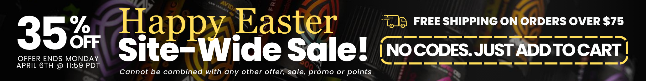 Shop CBD this Easter. Stock up and save.