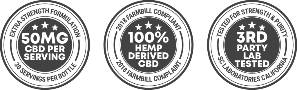CBD Gummies | 50mg per serving | 100% Hemp Derived, 3rd Party Lab Tested
