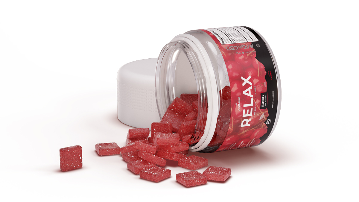 Cherry_GUMMIES_SPILLED_RELAX_CHERRY Cherry CBD Gummies