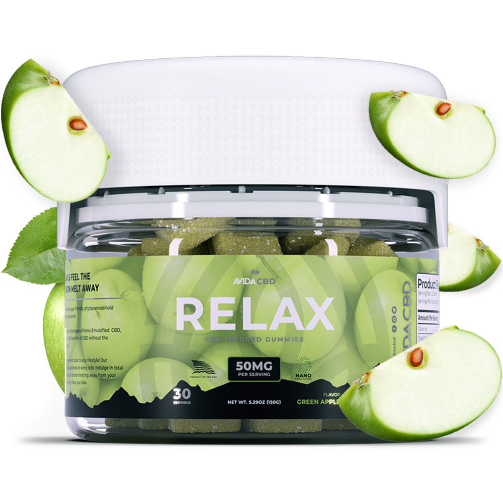 50mg Green Apple CBD Gummies