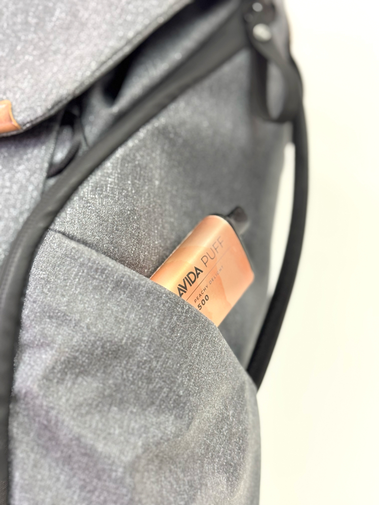 Vape Pen Inside a Luggage Bag