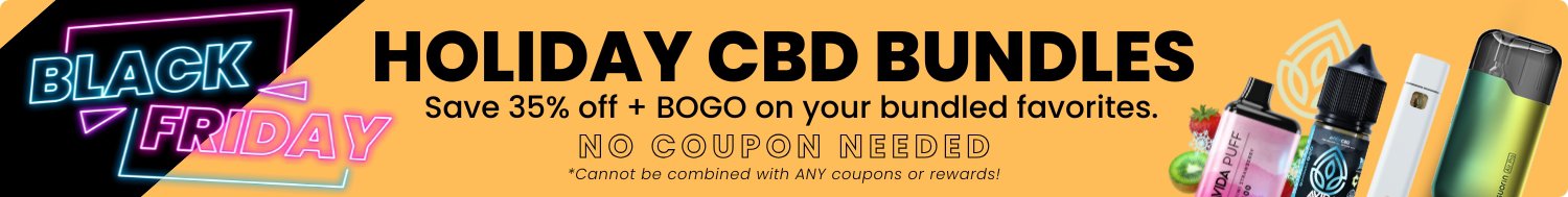Holiday CBD Bundles 35% Off + BOGO!